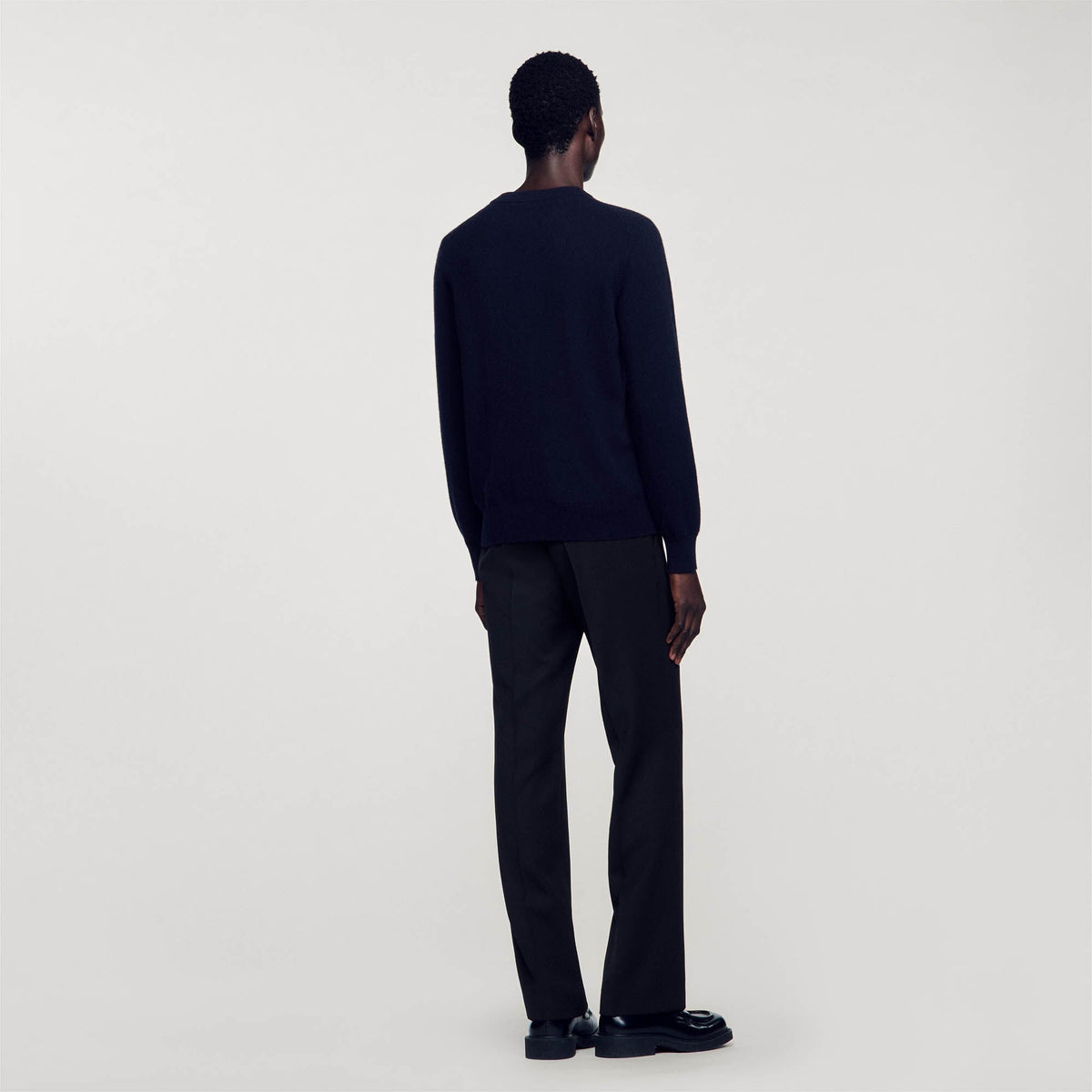 Crewneck Cashmere Cashmere Sweater Dark Navy
