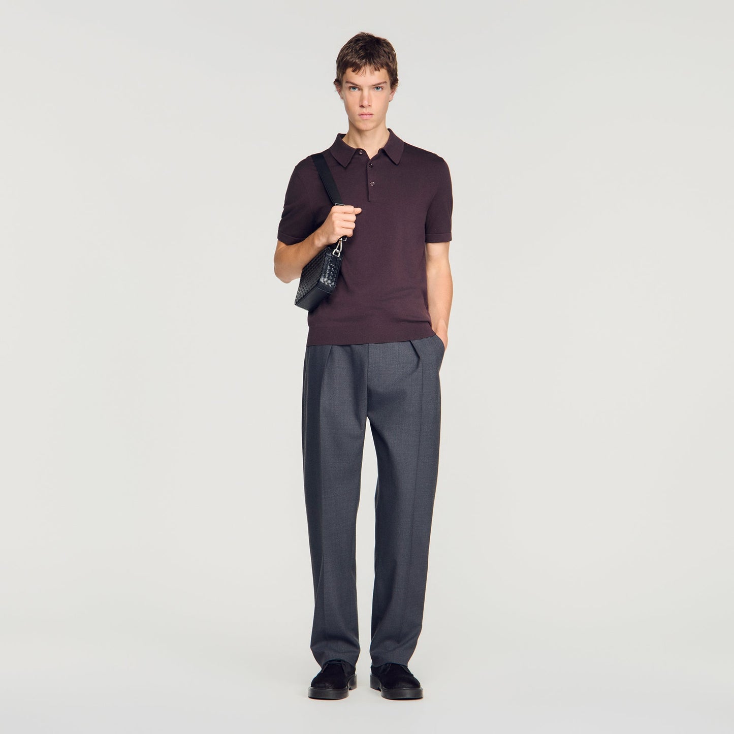 Pablo Cotton Knit Jumper Chocolate