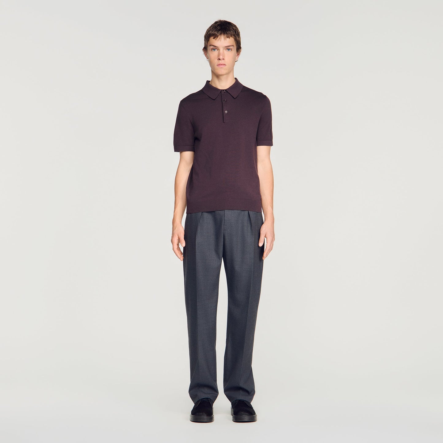 Pablo Cotton Knit Jumper Chocolate