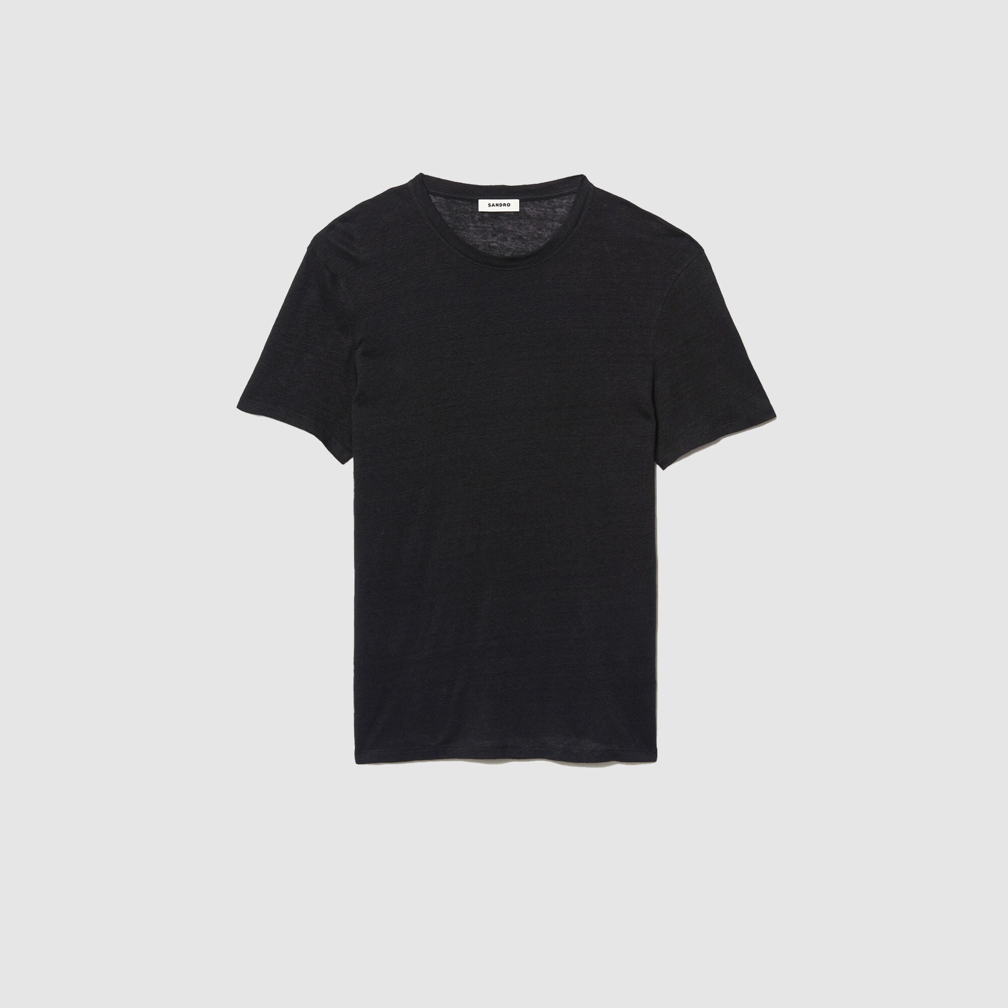 Linen T-Shirt Black