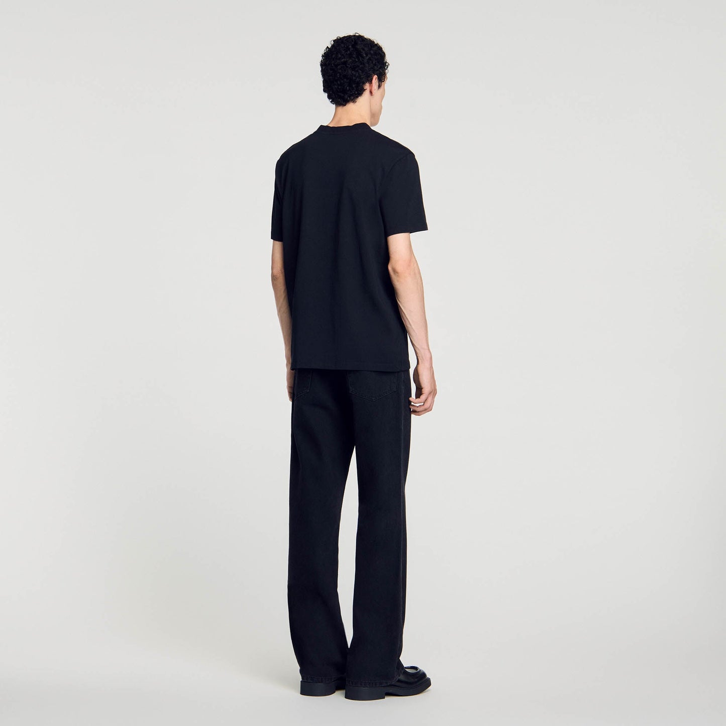 Dual Gender Tee Cotton T-Shirt Black