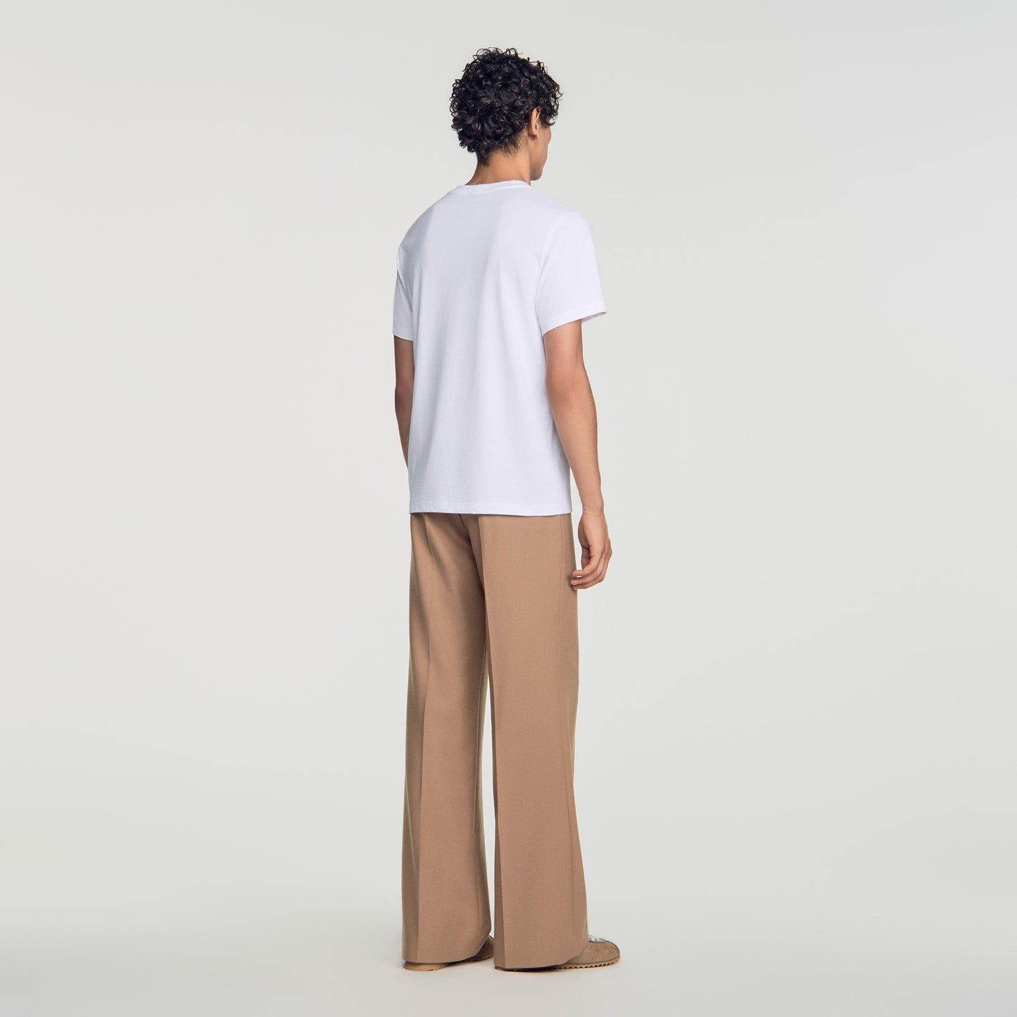 Tshirt Tonal Patch 4S Cotton logo T-shirt White