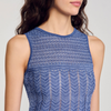 Ludivine Knit Midi Dress Royal Blue
