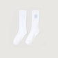 PAULETTE bonneterie Embroidered socks White