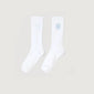 PAULETTE bonneterie Embroidered socks White