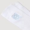 Embroidered socks White