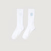 Embroidered socks White