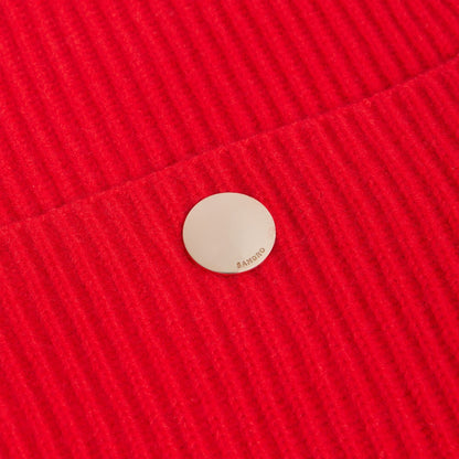 Tyla Wool And Cashmere Scarf Red