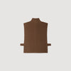 Lucy Wool and cashmere collar snood Taupe