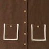 Lucy Wool and cashmere collar snood Taupe