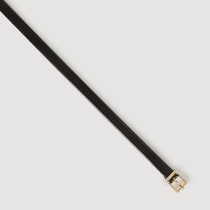 La Palais Royal Leather Belt Black