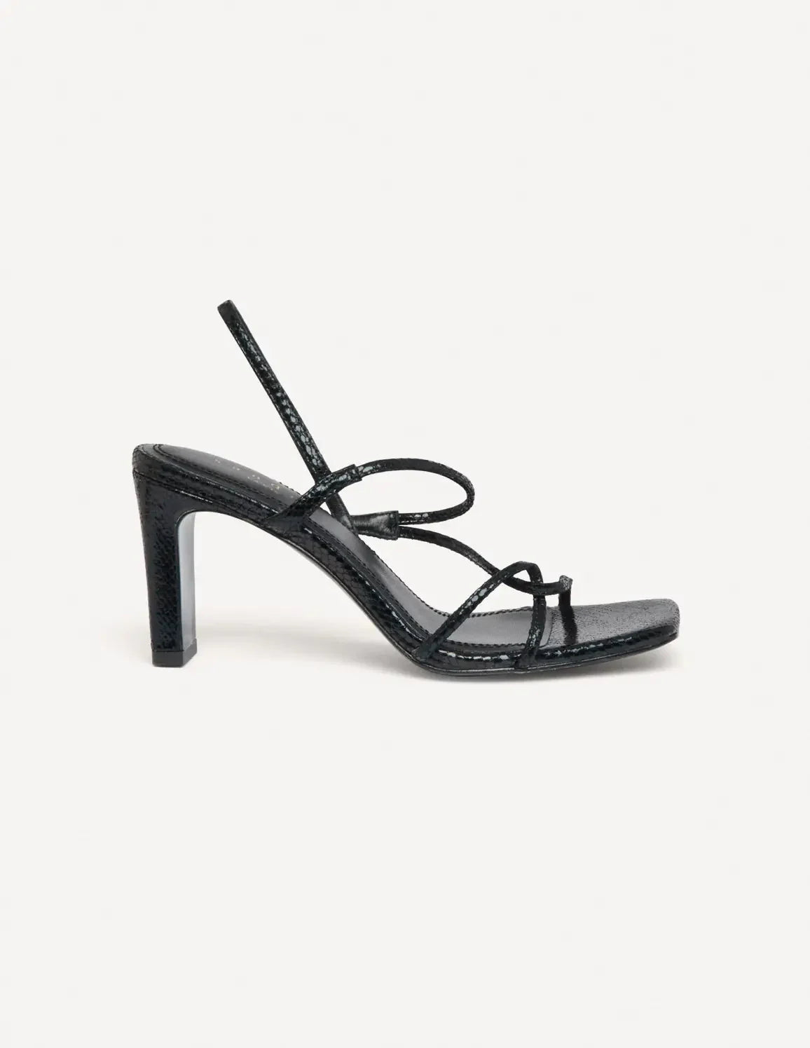 Sandals With Narrow Straps Black
