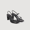 Sandals With Narrow Straps Black