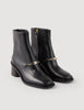 Leather Ankle Boots Black