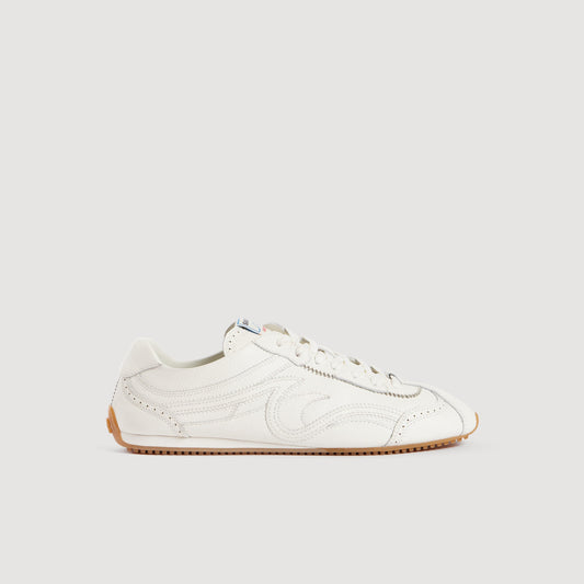 Lightwave Light Wave leather trainers Ecru
