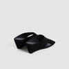 Leia Suede wedge sandals Black