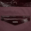 Large Patent Leather Bag Bordeaux