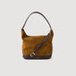 Tangoso Suede And Leather Bucket Bag Tangoso Camel