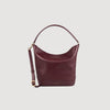 Leather Bucket Bag Tangoso Bordeaux