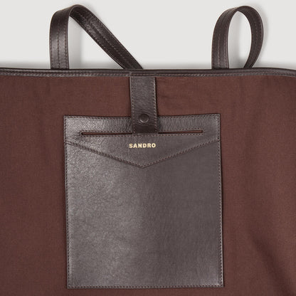 Suede Tote Bag Camel