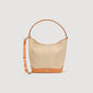 Tangoso Canvas Bucket Bag Beige