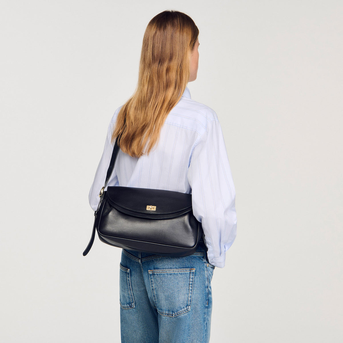 Le Mambo Le Mambo plain leather bag Black