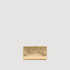 Le Mambo Pocket Mambo Metallic Leather Clutch Gold