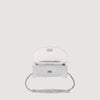 Le Mambo Pocket Mambo Leather Clutch Silver