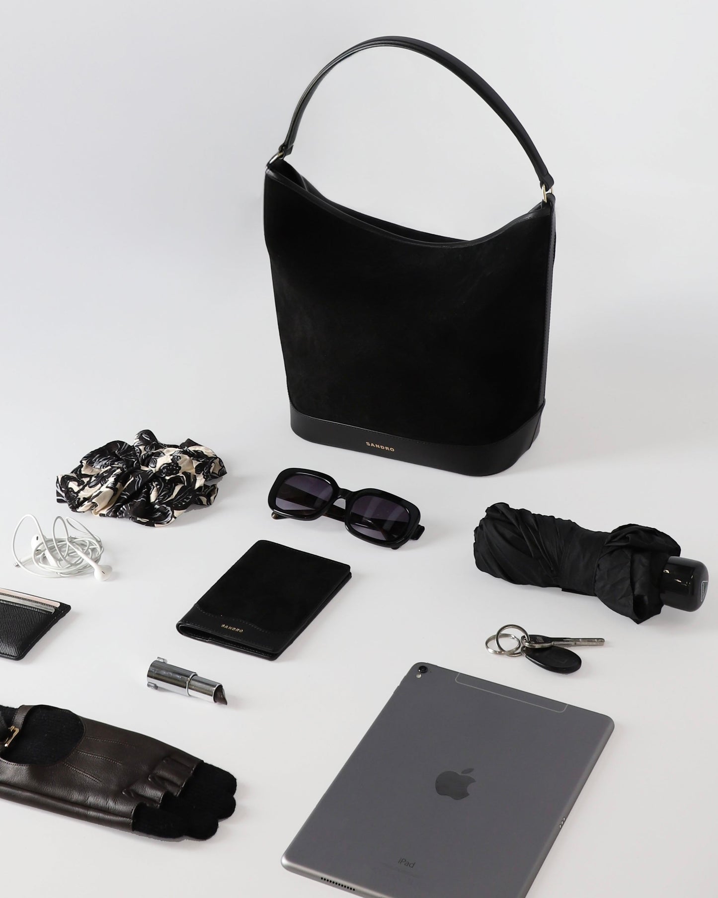 Tangoso Leather Bucket Bag Tangoso Black