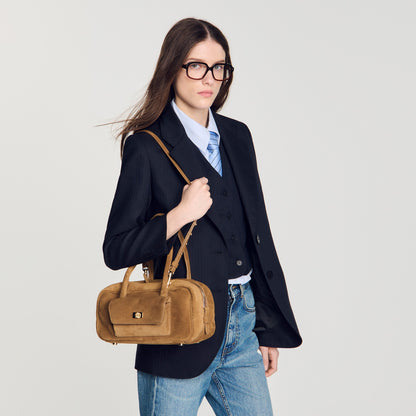 Ezmehralda EZMEHRALDA suede bag Beige