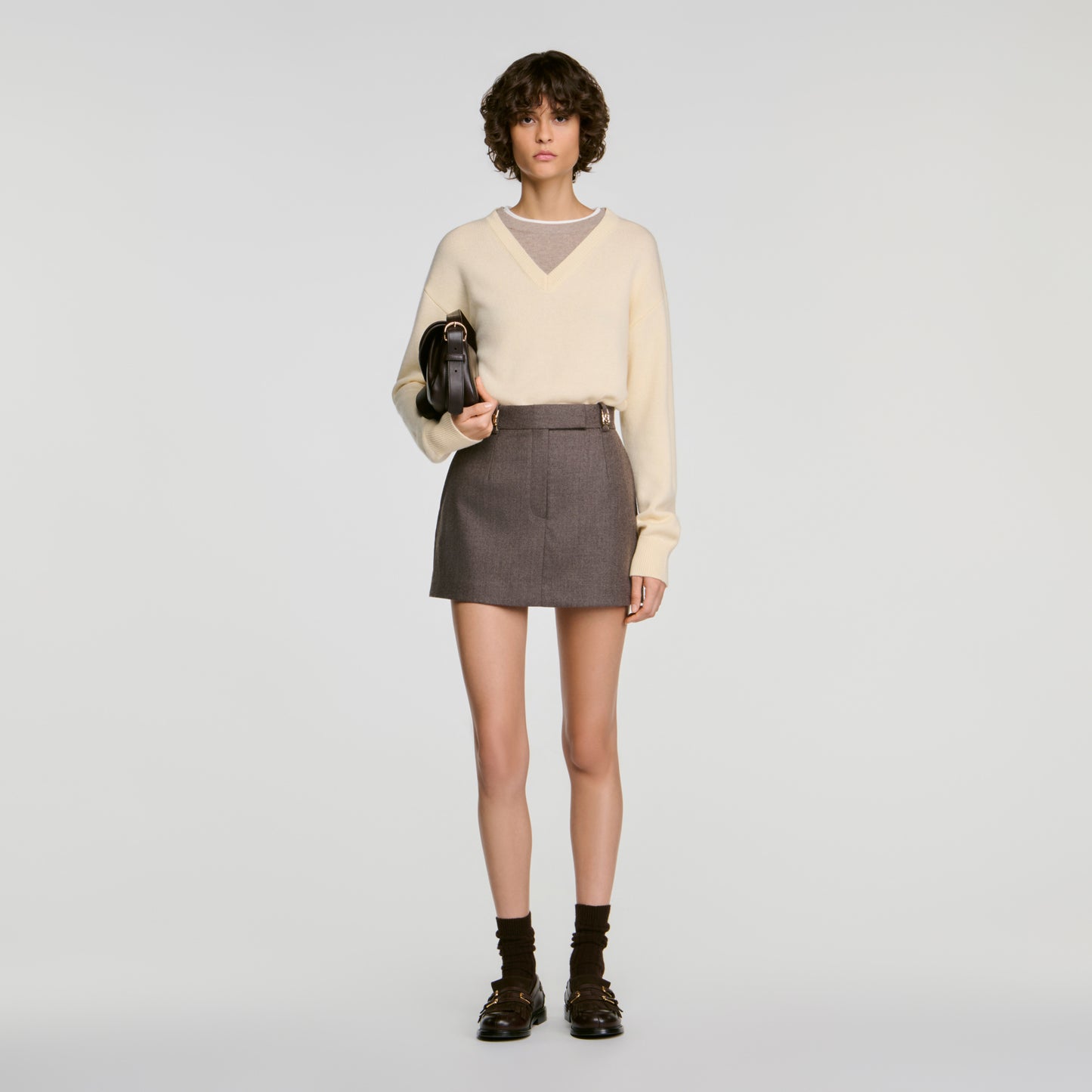 Le Mambo Medium LE MAMBO leather bag Brown