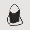 Tangoso Used Tangoso Aged Leather Bucket Bag Brown
