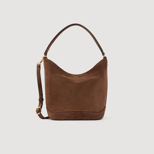 Tangoso Tangoso Suede Bucket Bag Brown