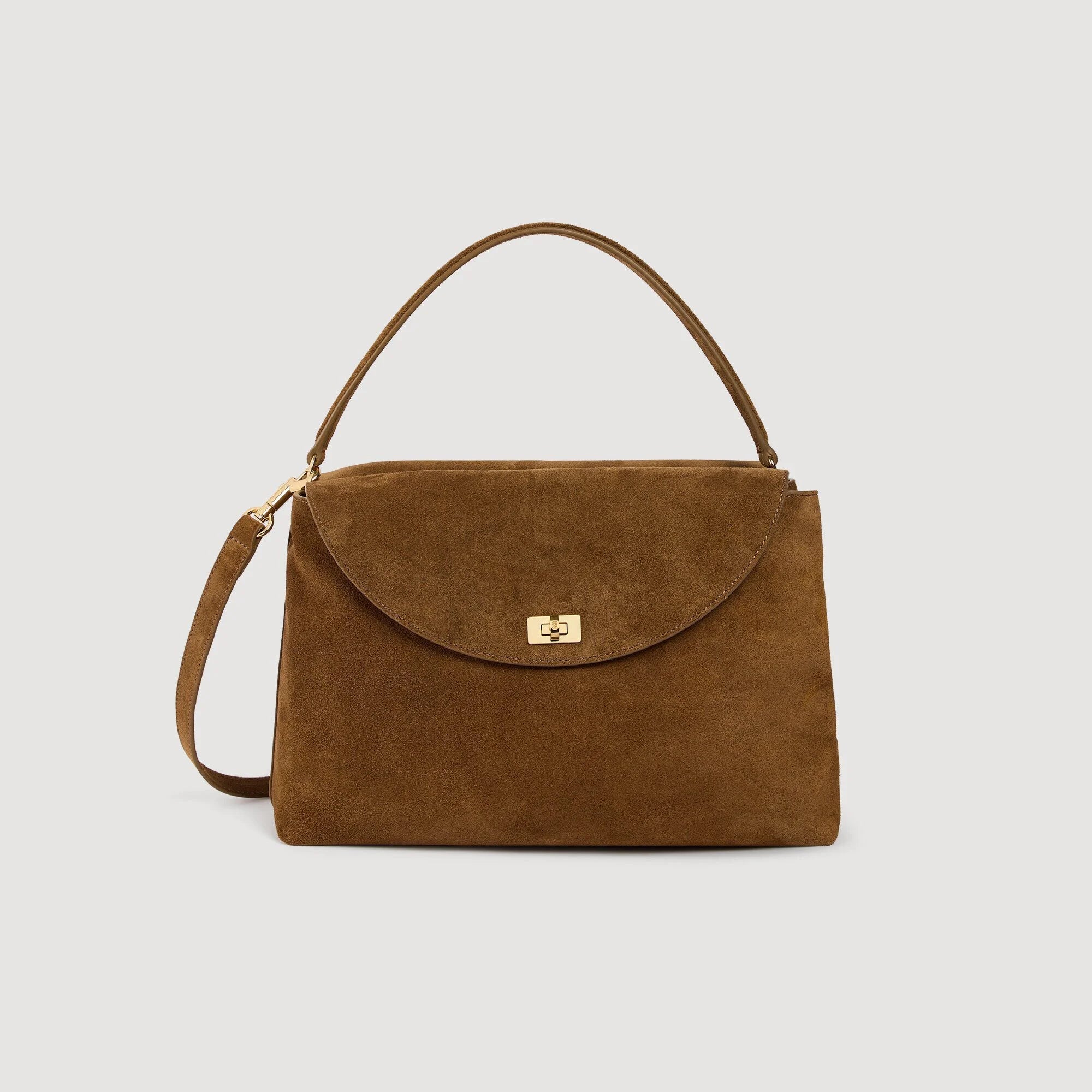 Le Grand Bazaar Le Grand Bazaar Suede Bag Beige