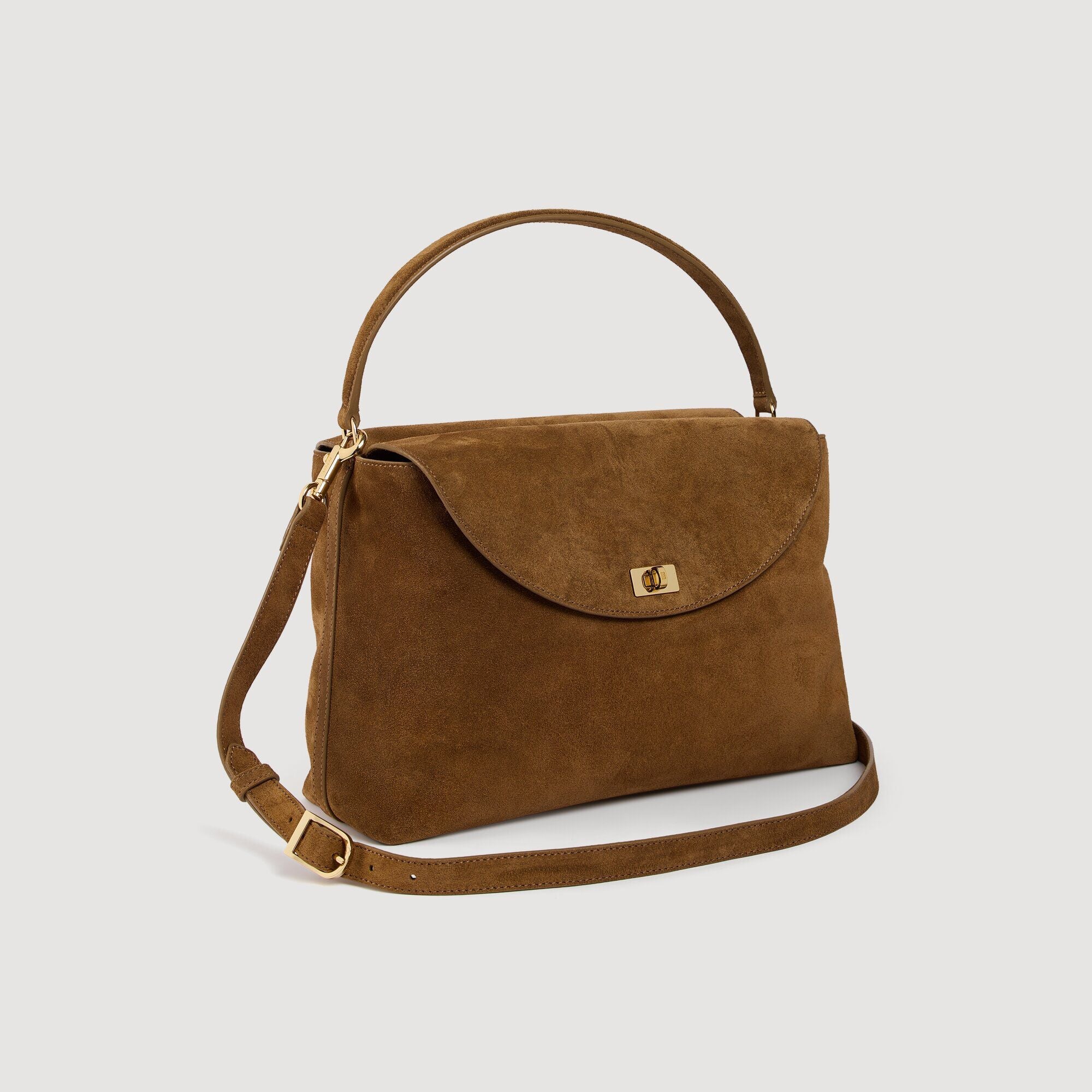 Le Grand Bazaar Le Grand Bazaar Suede Bag Beige