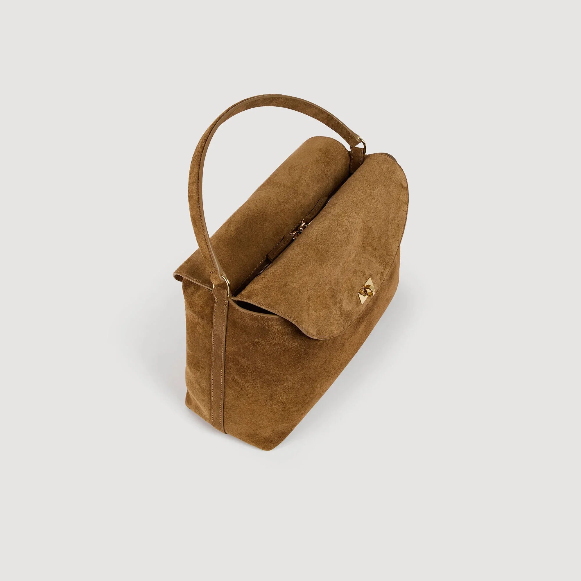 Le Grand Bazaar Le Grand Bazaar Suede Bag Beige