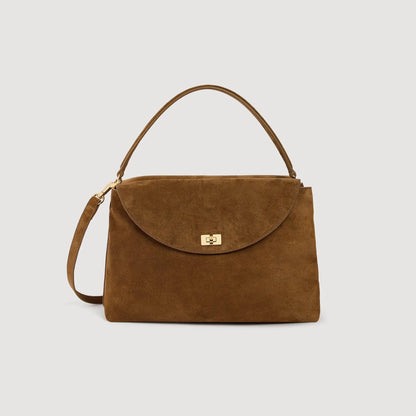 Le Grand Bazaar Le Grand Bazaar Suede Bag Beige
