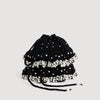Chlo Beaded Knit Bag Black