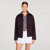 Oversized Jacket Brown