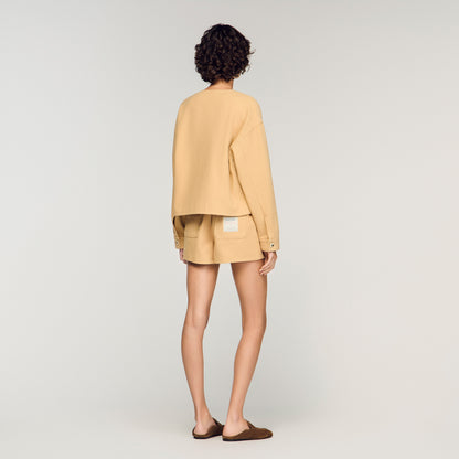Dallas Denim Jacket Beige