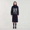 Kim Oversized leather jacket Black