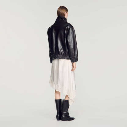 Mickael  Structured Jacket Black Brown