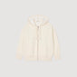 Boston Oversized Zip Sweatshirt Ecru