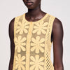 Loulou Crochet Cardigan Yellow