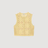 Loulou Crochet Cardigan Yellow