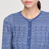 Ludo Glitter Knit Cardigan Royal Blue