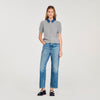 Mado Cardigan With Denim Collar Grey