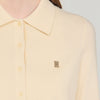Valmy Cardigan With Shirt Collar Vanilla