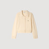 Valmy Cardigan With Shirt Collar Vanilla