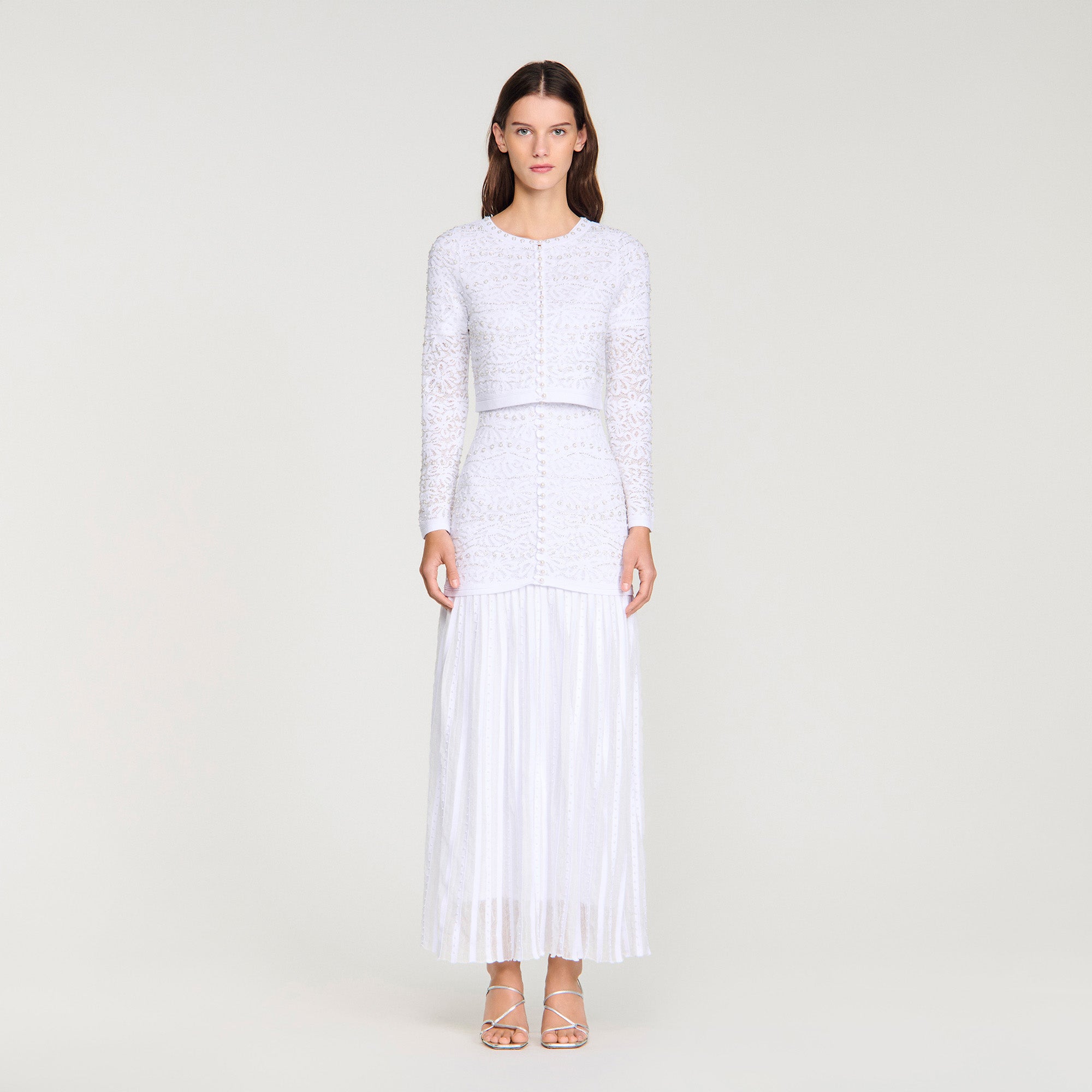 white cropped cardigan for dresses Capri Crop Oatmeal blueandcream White is a versatile and essential addition to any wardrobe Cropped Cardigan Maxi Cardigan Dress